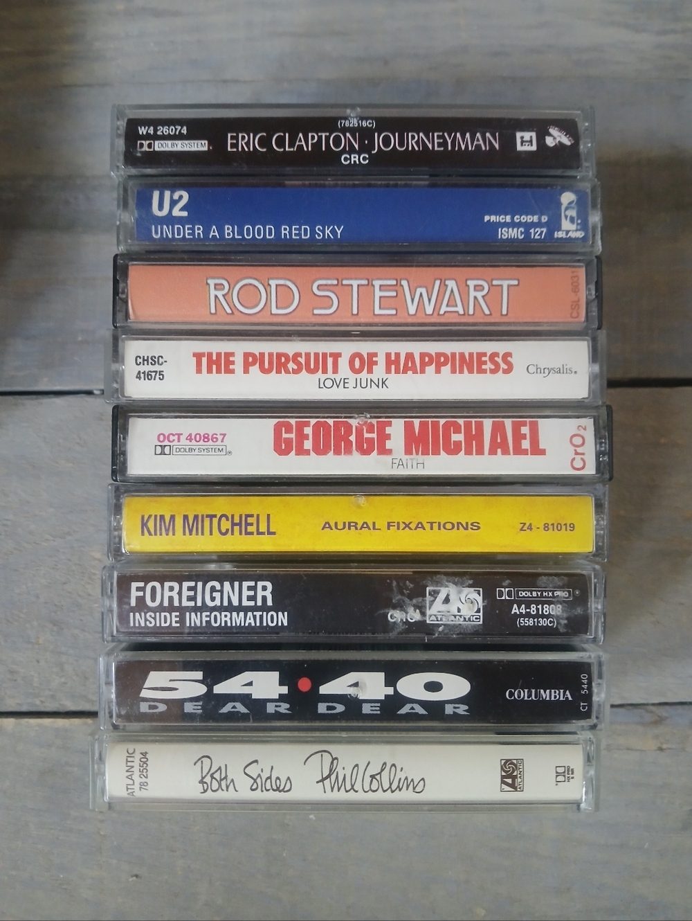 Cassette Tape Lot (9) Rock Pop Classic Rock 80s 90s - Picture 1 of 6